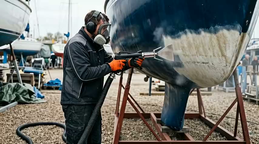 Antifouling entfernen