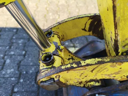 Minibagger mit Trockeneis von Fett befreit (Bild 5)