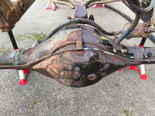 Suzuki Vitara Fahrgestell mit Trockeneis gereinigt (Bild 3)