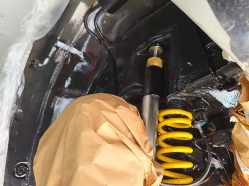 Mercedes W202 Unterboden mit Trockeneis gereinigt (Bild 7)